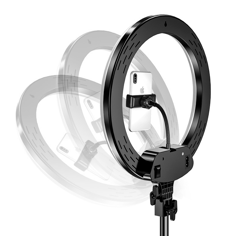 штатив ring supplementary lamp для телефонов + селфи кольцо+пульт  r32 см