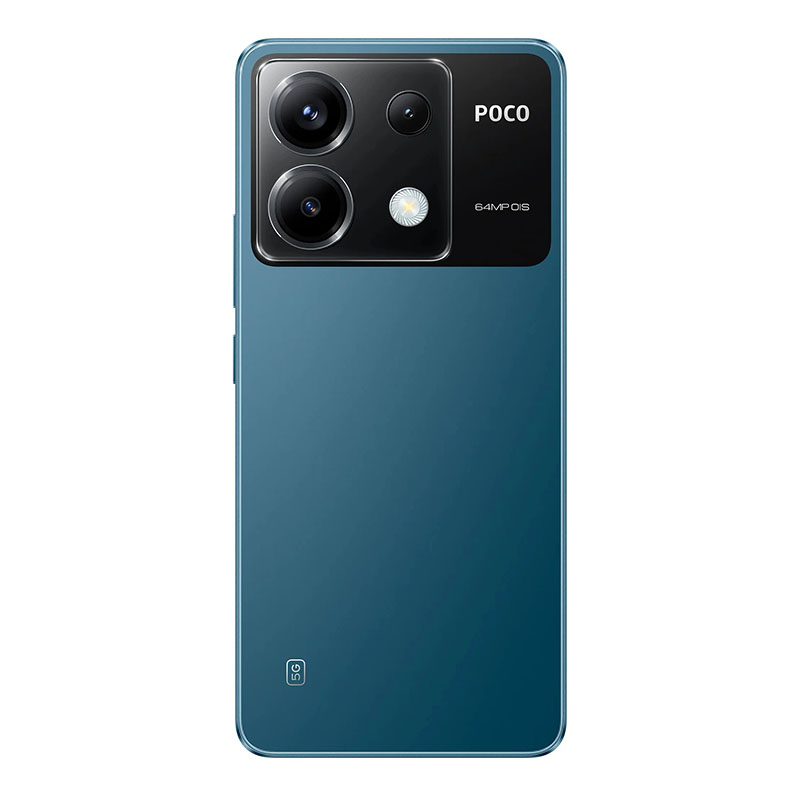смартфон xiaomi poco x6 12/256 гб global, dual nano sim, синий