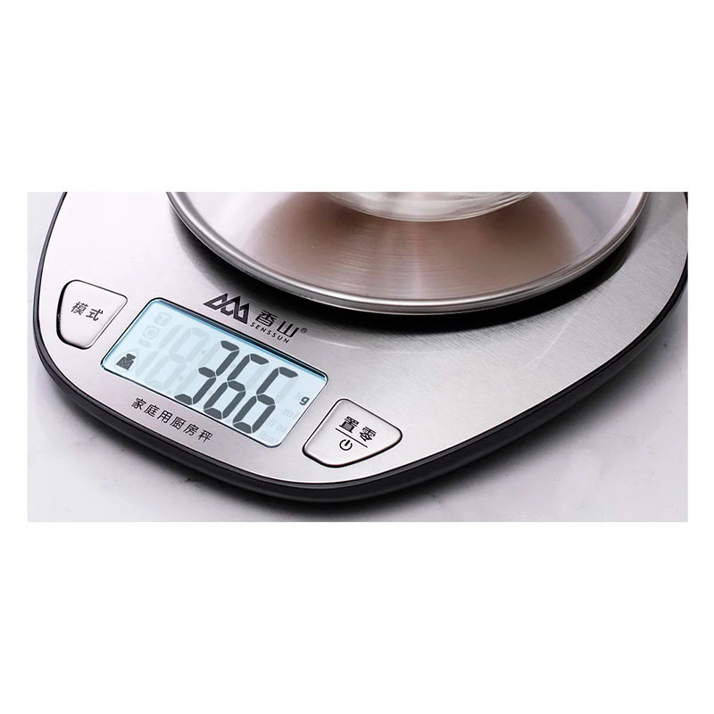 кухонные весы senssun electronic kitchen scale (ek518), серебристый