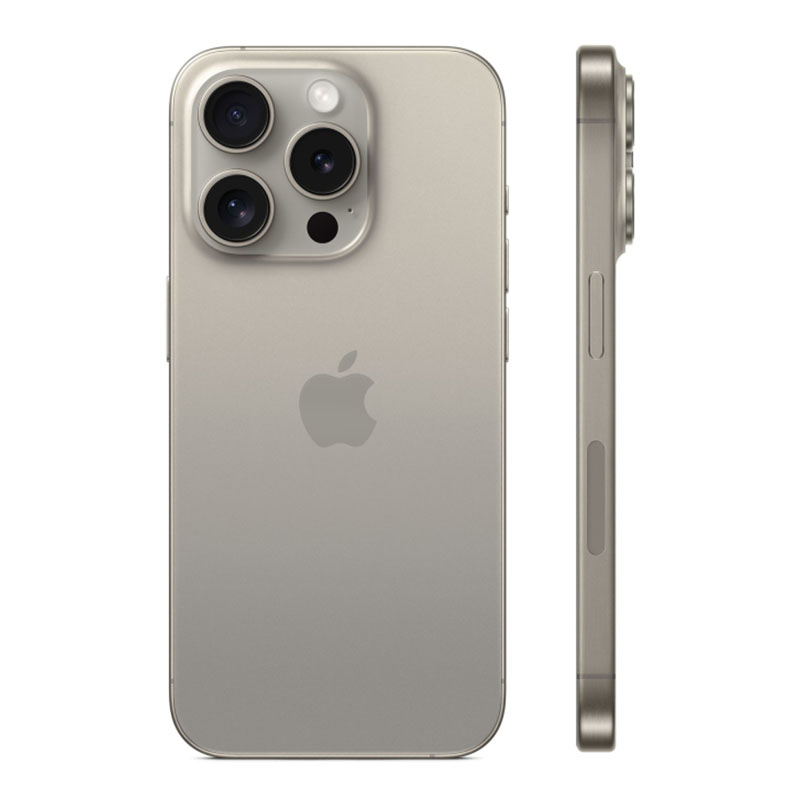 apple iphone 15 pro 256gb, natural titanium, dual nano sim "натуральный титан"