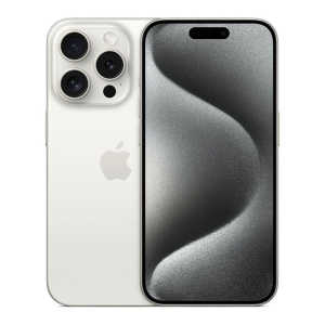 apple iphone 15 pro 128gb, white titanium, dual nano sim "белый титан"