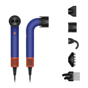 фен dyson supersonic r pro hd18 professional eu vinca blue/topaz orange (5025155096642) 1700 вт