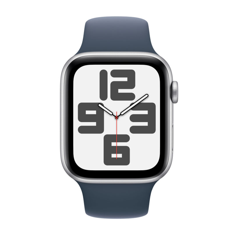умные часы apple watch series se (2023) gen 2 44 мм aluminium case, silver blue sport band (mree3) m/l