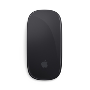 мышь apple magic mouse 2 black беспроводная (серый космос)