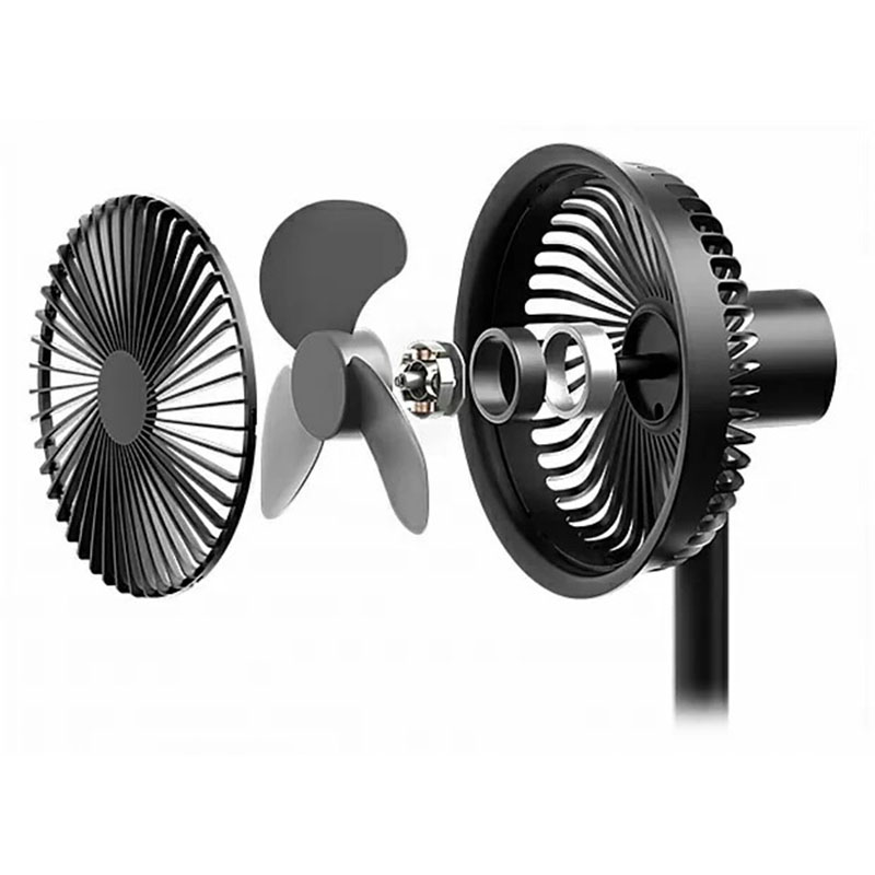 настольный вентилятор solove table-top rotary fan f5 black, черный