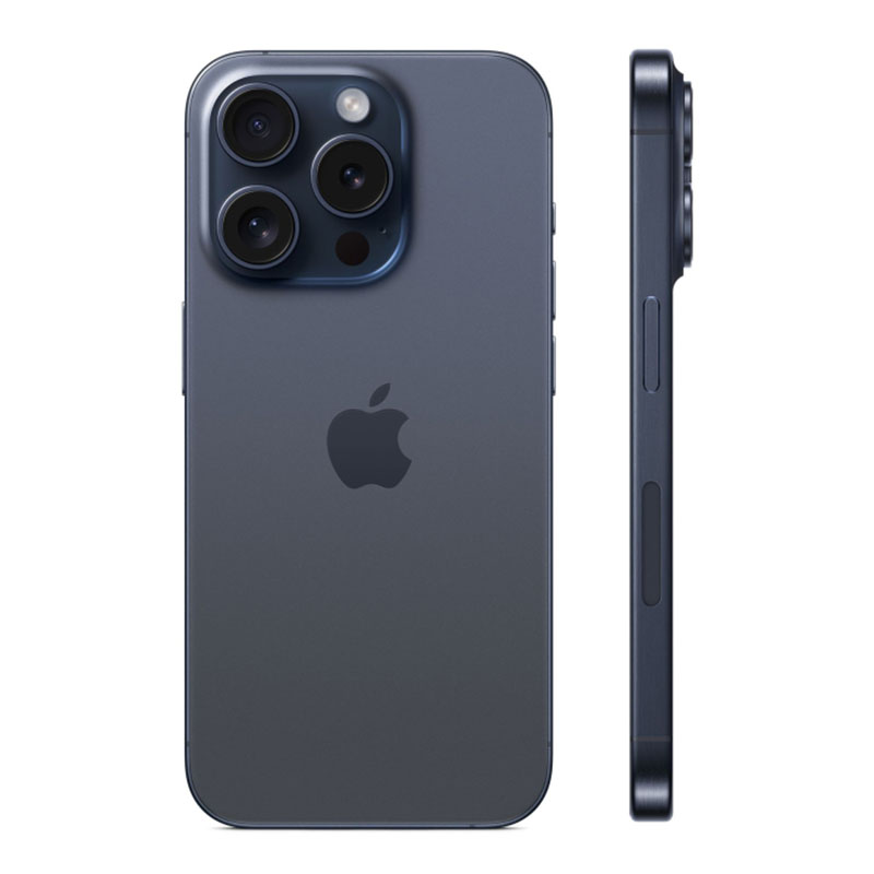 apple iphone 15 pro max 1тb, dual nano sim, blue titanium "синий титан"
