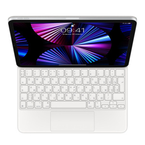 клавиатура magic keyboard для ipad pro 11 дюймов (3‑го поколения) и ipad air (4‑го поколения) белый