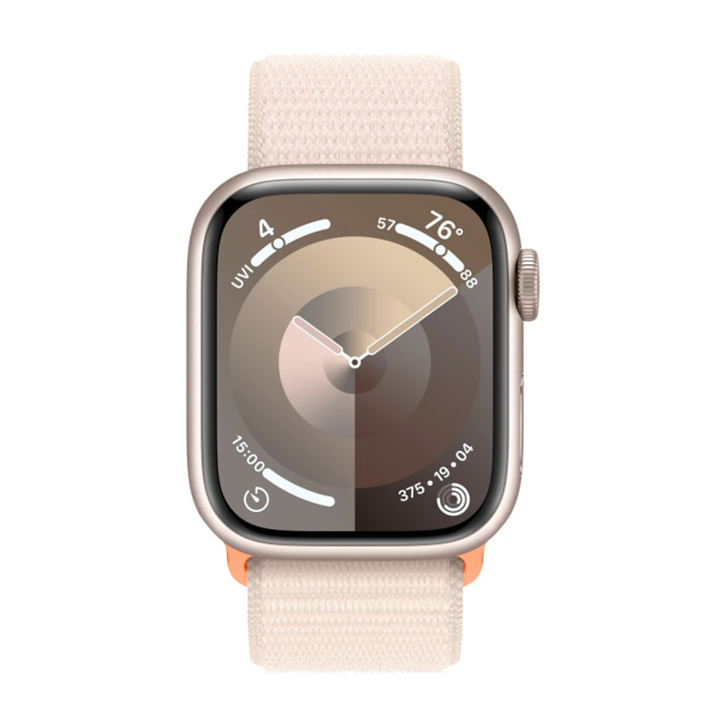 смарт-часы apple watch series 9, 45мм, loop band, сияющая звезда (mr983)
