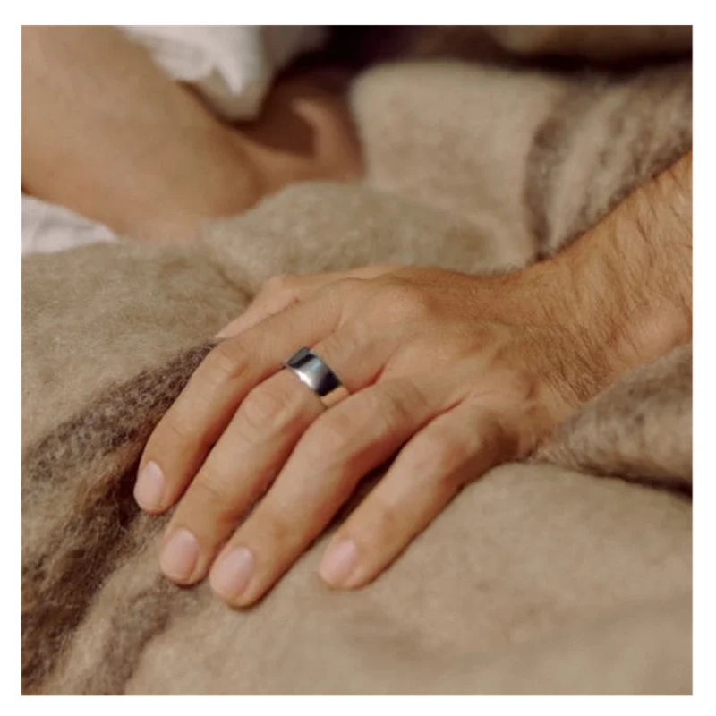 умное кольцо oura ring 4 серебристый (silver) size 11