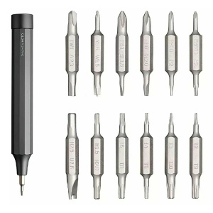 отвертка xiaomi hoto screwdriver kit 24 in 1 gray (qwlsd004)