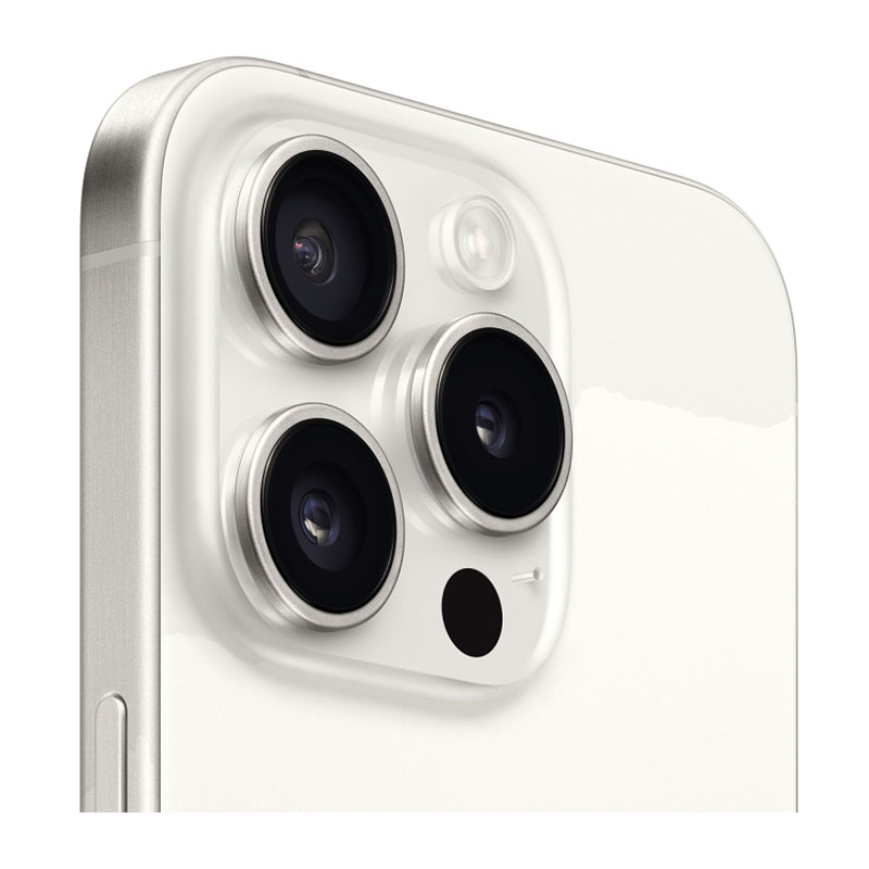 apple iphone 15 pro max 256gb, dual nano sim, white titanium "белый титан"