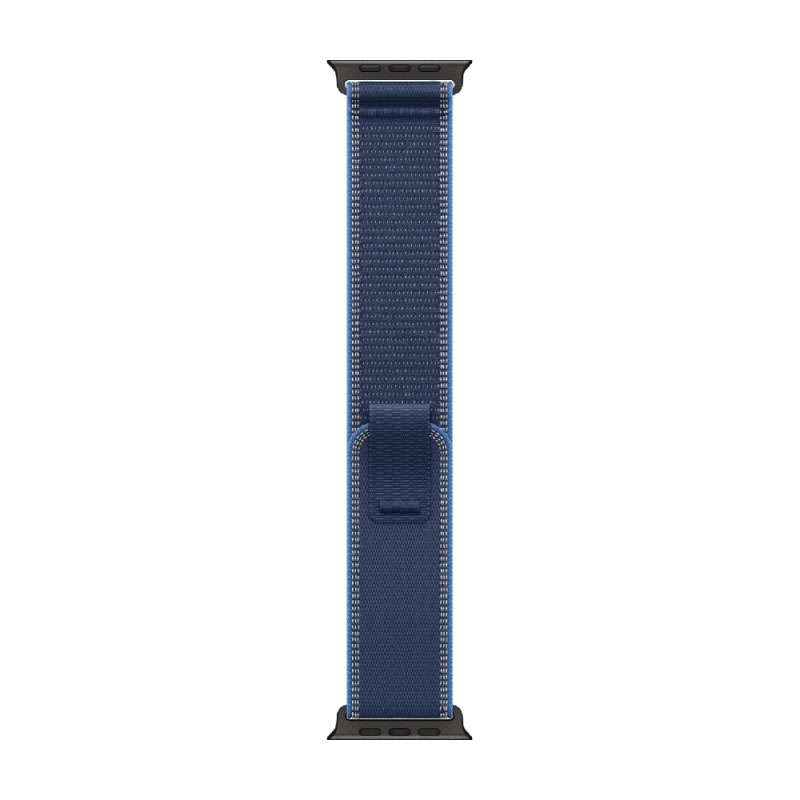 умные часы apple watch series ultra 3 (2025) 49 мм, black titanium case, blue trail loop
