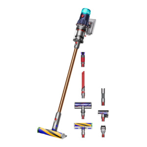 беспроводной ручной пылесос dyson v12 detect slim, золотой/никель