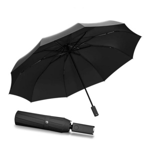 зонт zuodu full automatic umbrella led, чёрный