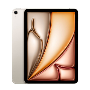 планшет apple ipad air 11" 128gb (m2, 2024) wi-fi + 5g starlight сияющая звезда (muxf3ll/a)