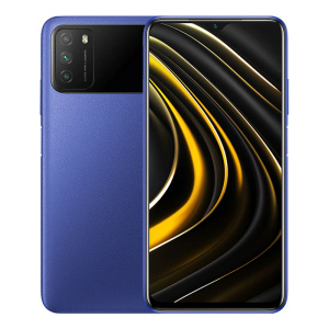 смартфон xiaomi poco m3 4/64gb ru, синий