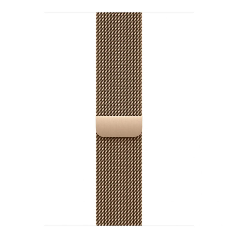 умные часы apple watch series 11 (2025) gps + cellular 42 мм, gold titanium case, milanese loop, gold s/m