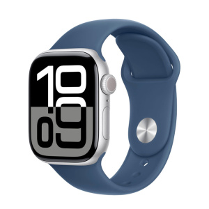 умные часы apple watch series 10 (2024) 42 мм, aluminium case, sport band, blue (mwwa3) s/m