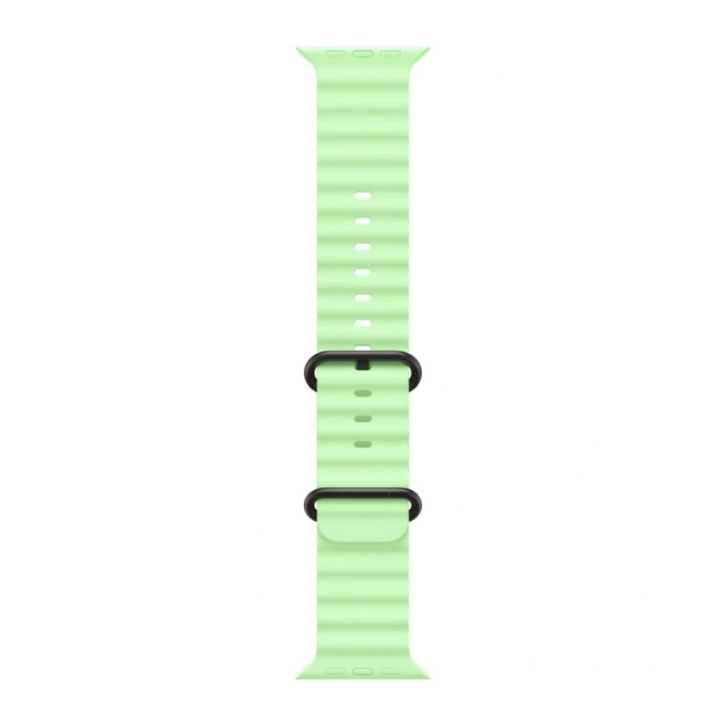умные часы apple watch series ultra 3 (2025) 49 мм, black titanium case, neon green ocean band
