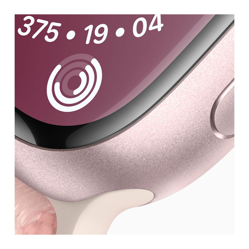 смарт-часы apple watch series 9, 41мм, loop band, нежно-розовый (mr953)