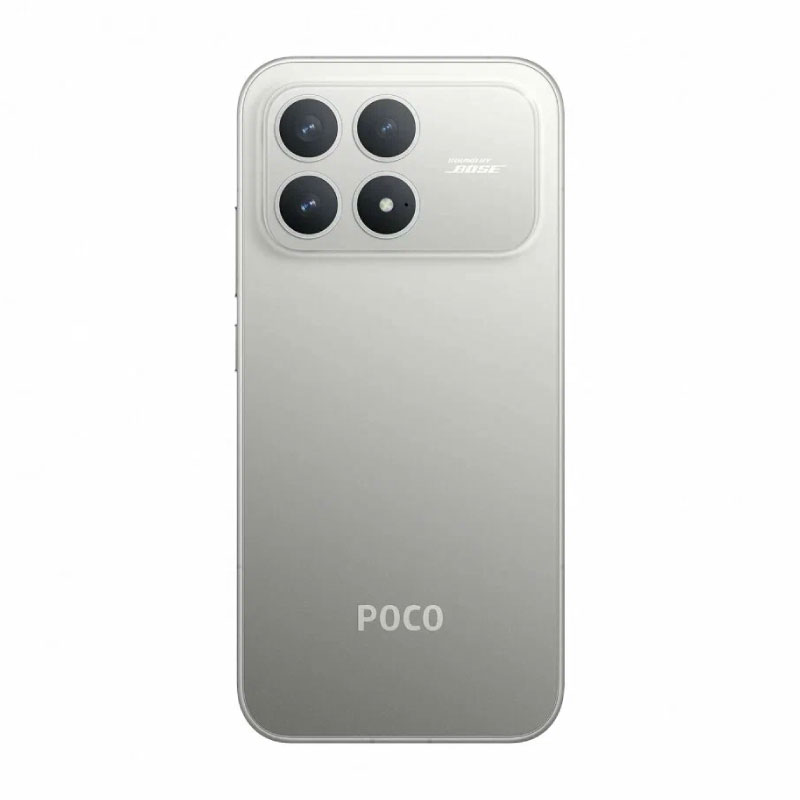 смартфон xiaomi poco f8 pro 12/256 gb, titanium silver/серебристый