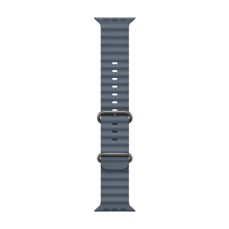 умные часы apple watch series ultra 3 (2025) 49 мм, natural titanium case, anchor blue ocean band
