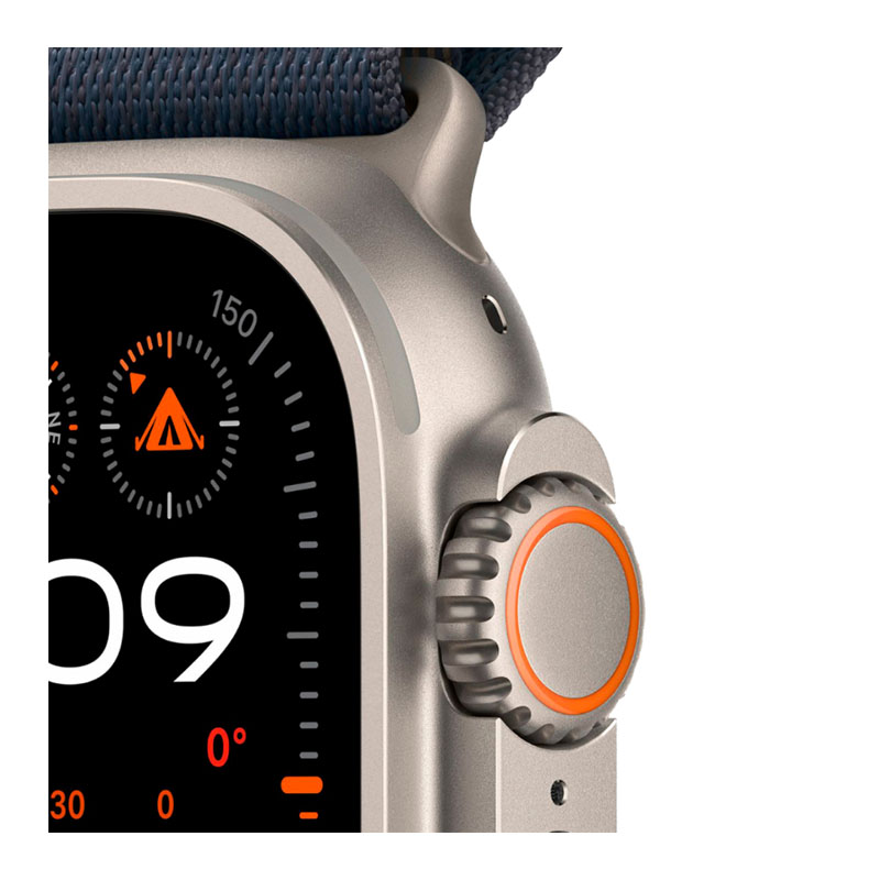 смарт-часы apple watch ultra 2 gps + cellular, 49мм, m, ремешок alpine синий