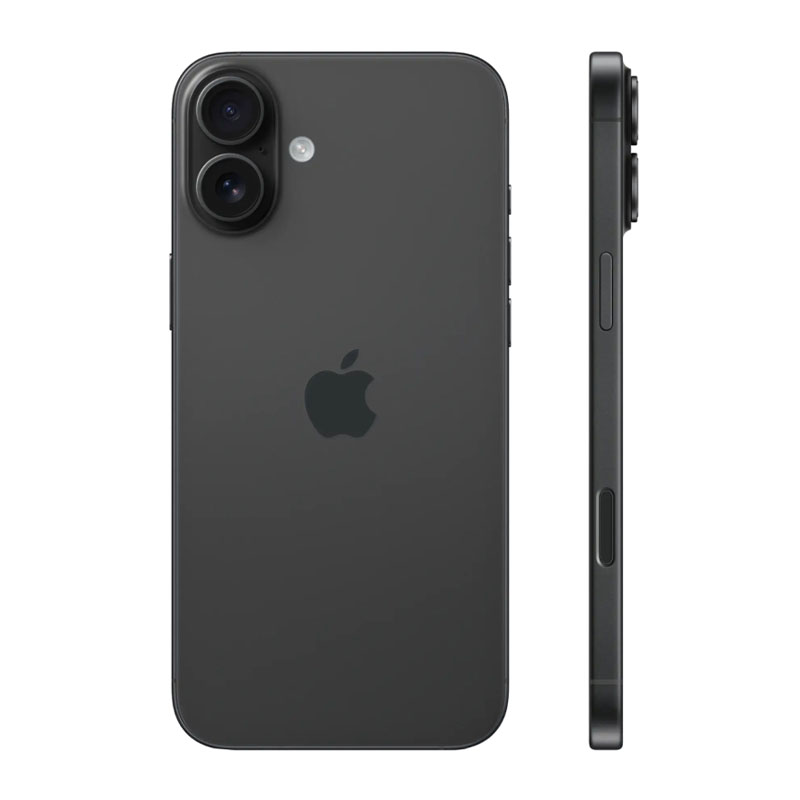 apple iphone 16 plus 128 gb black (черный)