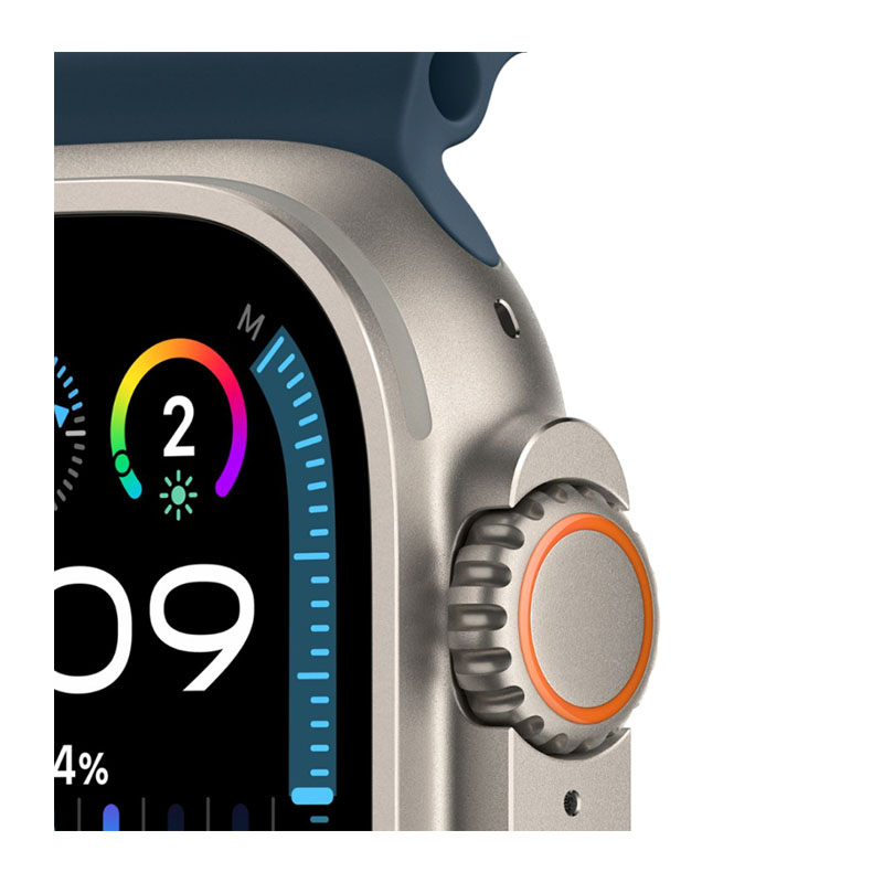 смарт-часы apple watch ultra 2 gps + cellular, 49мм, ремешок ocean синий