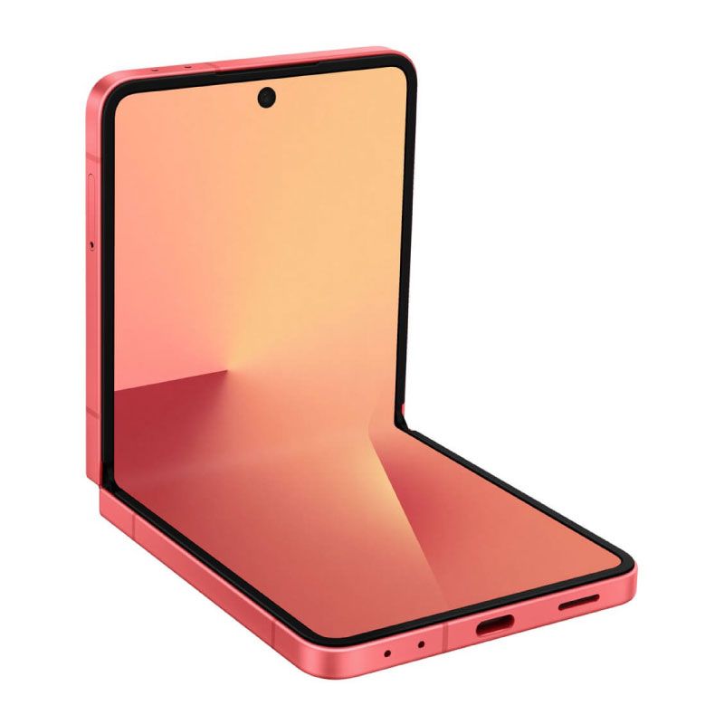 смартфон samsung galaxy z flip7 12/512 гб, dual: nano sim + esim, коралловый