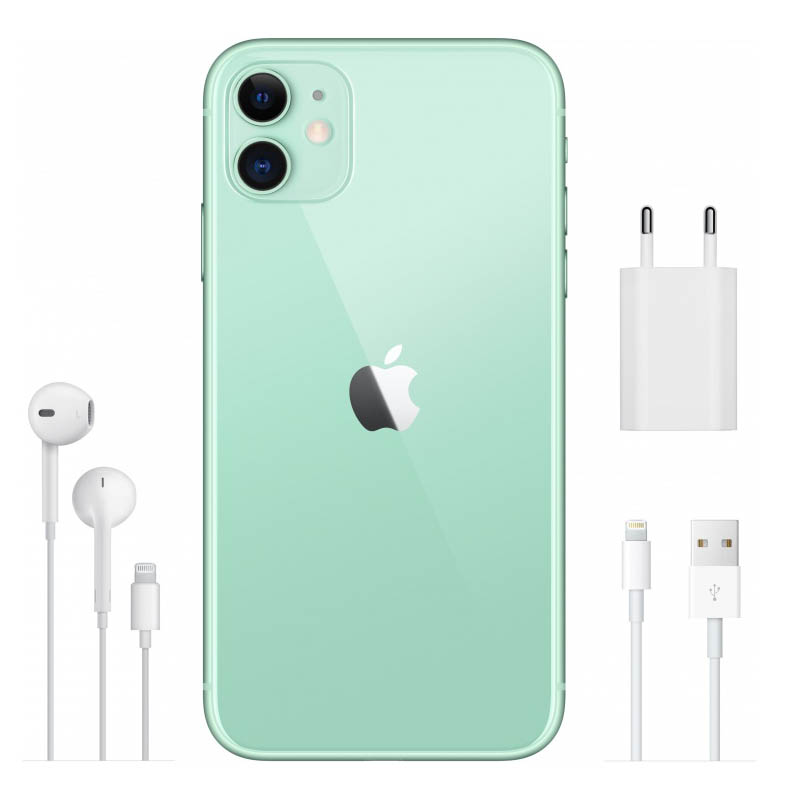 apple iphone 11 128гб (зеленый), slimbox