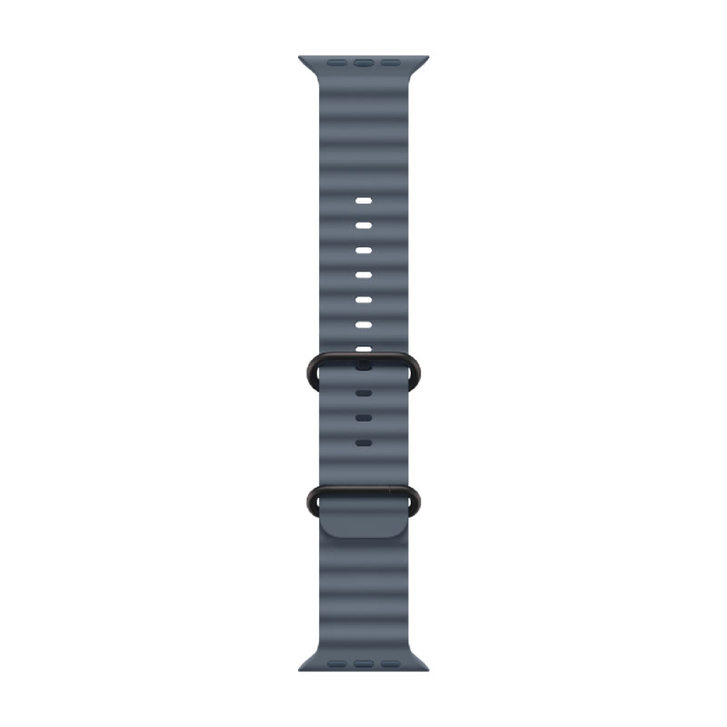 умные часы apple watch series ultra 3 (2025) 49 мм, black titanium case, anchor blue ocean band