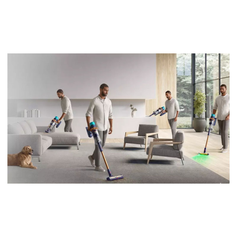 беспроводной пылесос dyson gen5outsize (sv24), prussian blue/rich copper