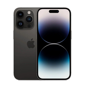 apple iphone 14 pro 128gb, dual sim (nano-sim), космический черный