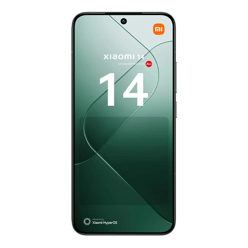 смартфон xiaomi 14 12/512 гб, dual: nano sim + esim, зеленый