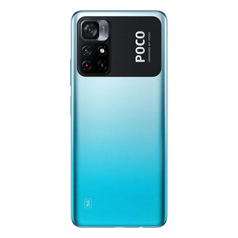 смартфон xiaomi poco m4 pro 5g 6/128 гб global, холодный синий