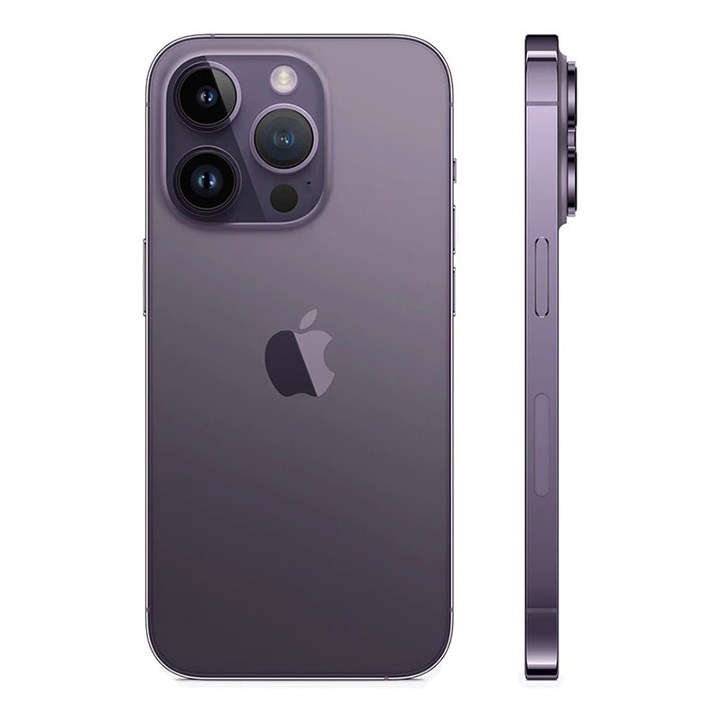 apple iphone 14 pro max 128gb, dual sim (nano-sim), глубокий фиолетовый