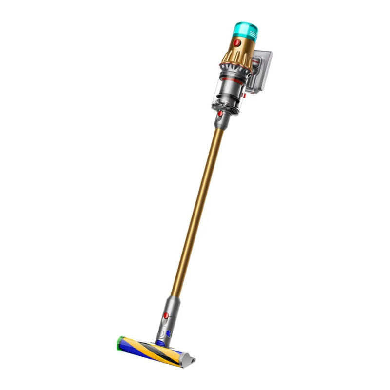 беспроводной ручной пылесос dyson v12 detect slim, золотой/никель