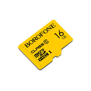 карта памяти borofone microsdhc 16gb (class 10)