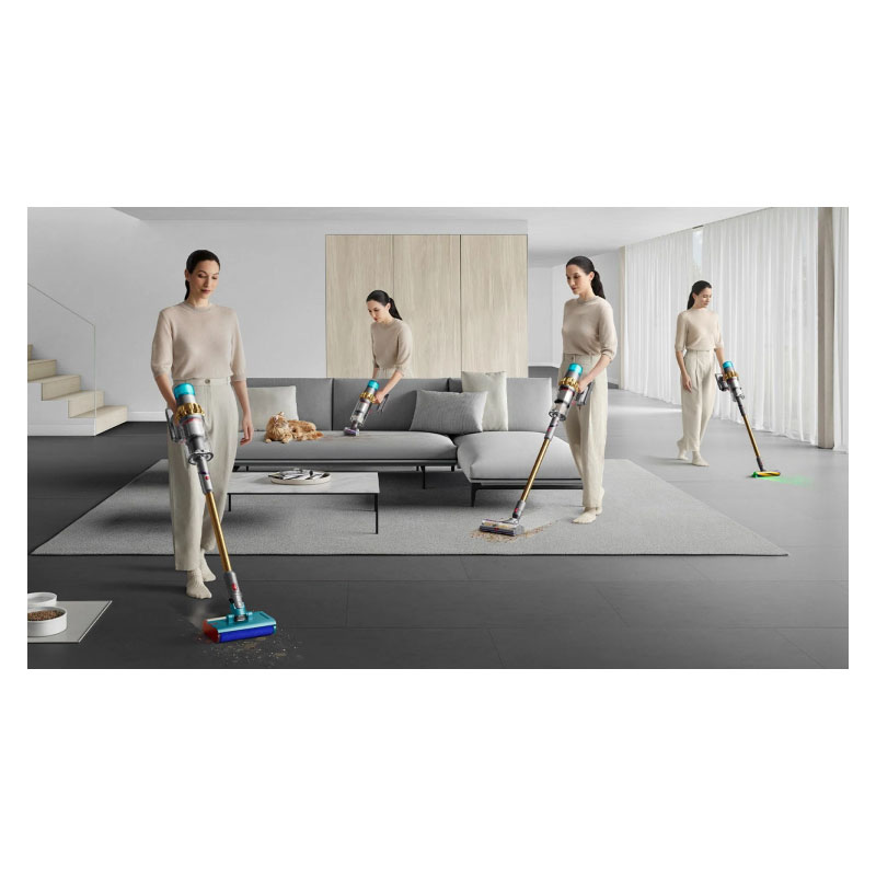 пылесос dyson v15s detect submarine (sv47), gold/gold