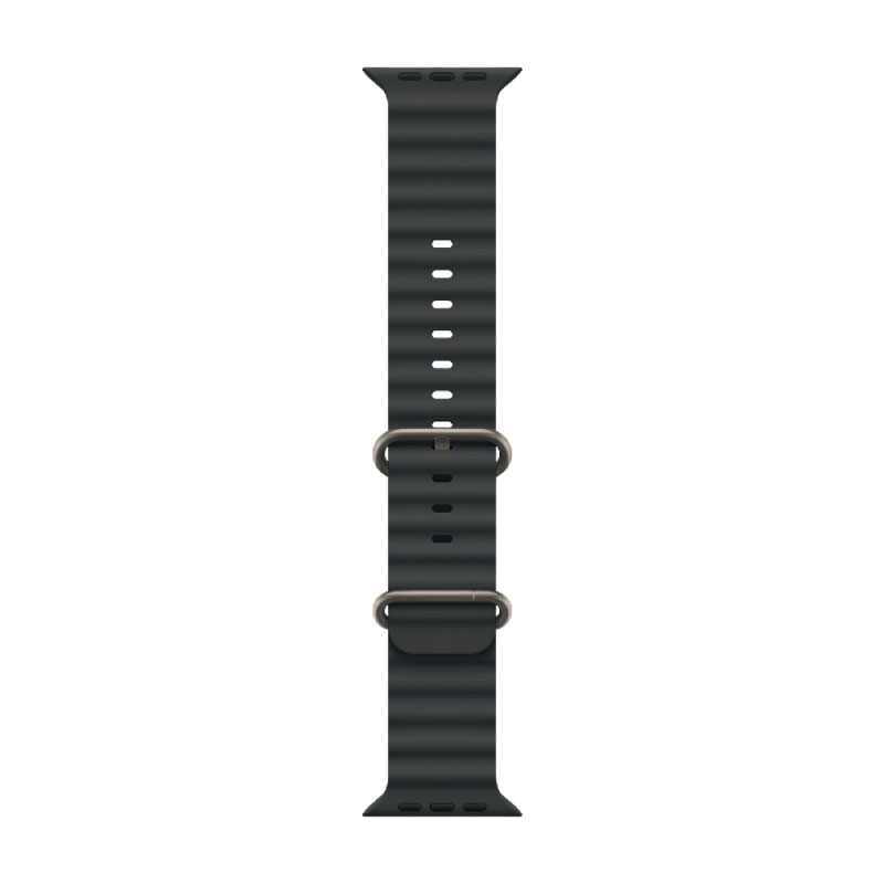умные часы apple watch series ultra 3 (2025) 49 мм, natural titanium case, black ocean band