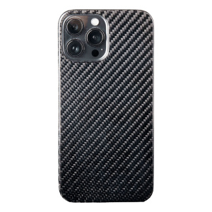 чехол карбоновый для iphone 13 pro max clearcoat / черный