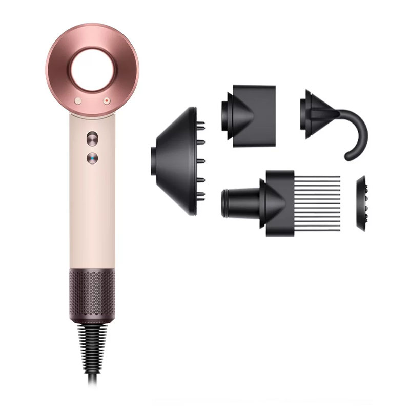 фен dyson supersonic hd07 gift edition eu, ceramic pink/ rose gold (453981-01)