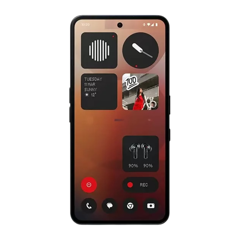смартфон nothing phone (3a) 8/128 гб, dual nano sim, чёрный/black