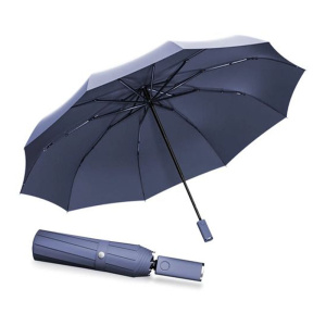 зонт zuodu full automatic umbrella led, синий