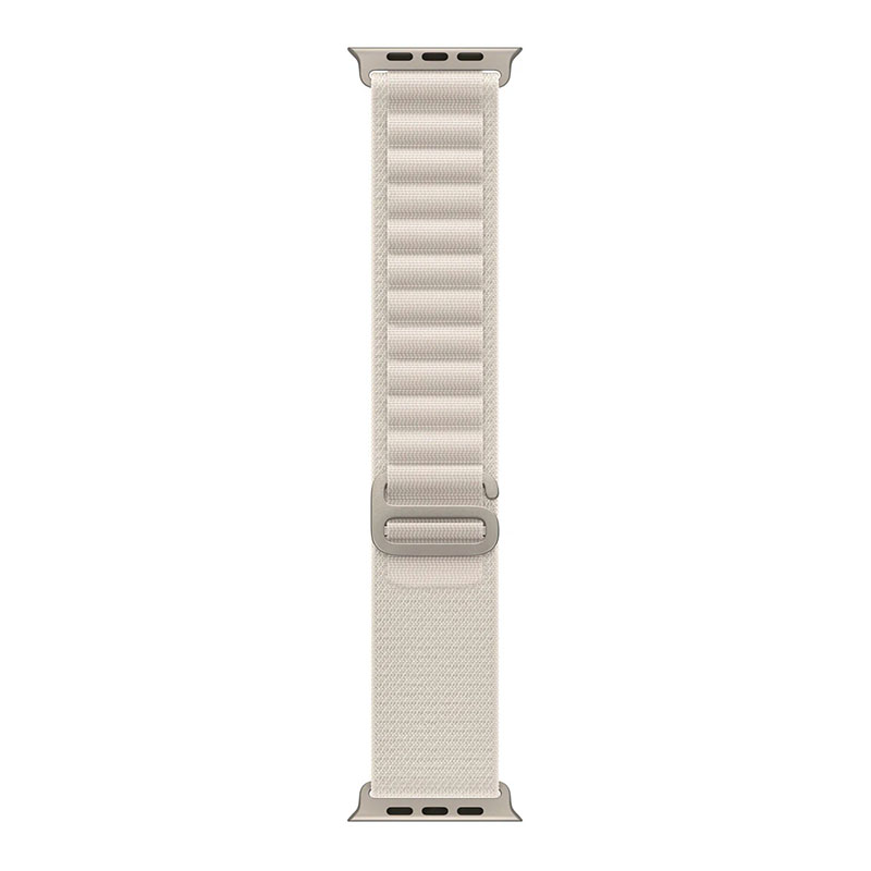 умные часы apple watch ultra 49 мм titanium case cellular, титановый/сияющая звезда alpine loop, (m/l, 145–220 мм)