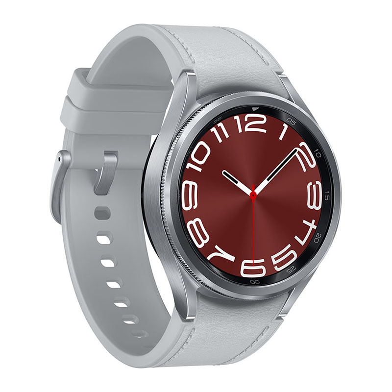 смарт-часы samsung galaxy watch 6 classic, 43 мм серебро (sm-r950nzsacis)