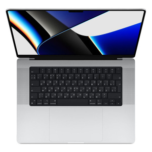 apple macbook pro 16" (m1 max 10c cpu, 32c gpu, 2021) 32гб, 1тб ssd, silver, серебристый (mk1h3ll/a)