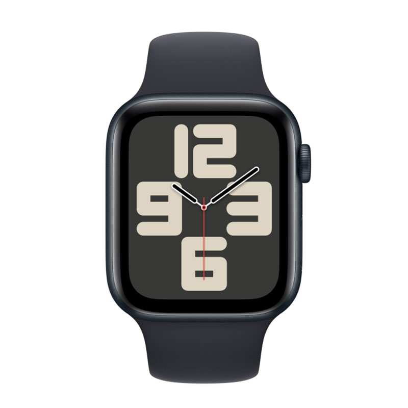 умные часы apple watch series se (2023) gen 2 40 мм aluminium case, midnight sport band (mr9x3) s/m