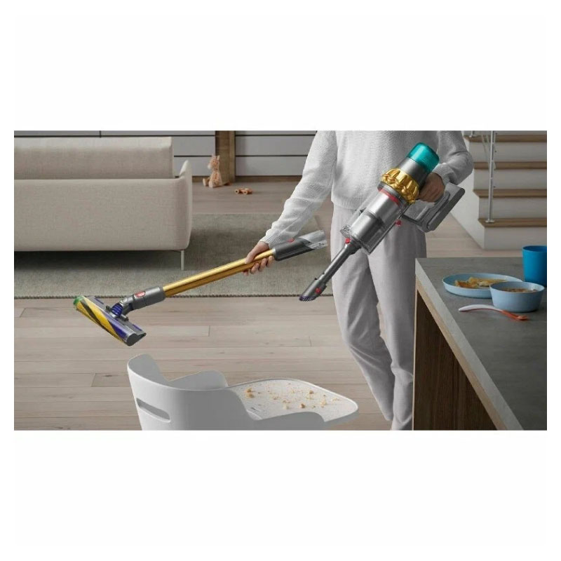 беспроводной ручной пылесос dyson v15 detect absolute, золотой/gold